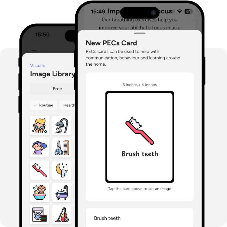 Printable Communication Cards Feature
