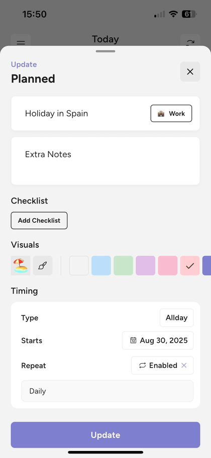 visual planner interface adhd autism dyslexia epilepsy (neurodivergent-friendly)