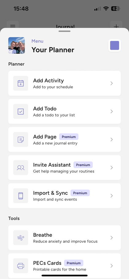 neurodivergent support app features